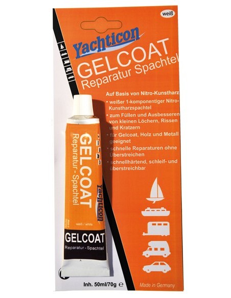 Gelcoat Reparatie Pasta - Wit - 70 gram - Yachticon - Reparatie - 11.5046 - € 16,00