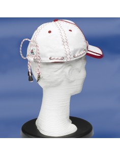 Zeildoek Cap Met Verstelbaar Koord En Klem - Baseballcap - Rood - Trend Marine - Zeildoek Tassen - TM2001.3 - € 19,45 2