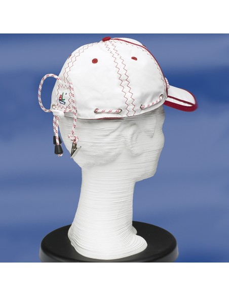 Zeildoek Cap Met Verstelbaar Koord En Klem - Baseballcap - Rood - Trend Marine - Zeildoek Tassen - TM2001.3 - € 19,45