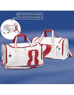Zeildoek Weekendtas - Sea Lord - Rood - Trend Marine - Zeildoek Tassen - TM1028.3 - € 124,95
