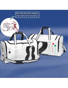 Zeildoek Weekendtas - Sea Lord - Zwart - Trend Marine - Zeildoek Tassen - TM1028.2 - € 124,95