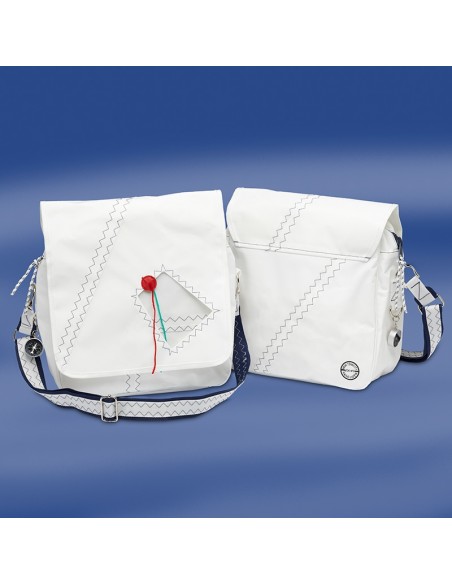 Zeildoek Documententas - Sea Dream - Navy - Trend Marine - Zeildoek Tassen - TM1022.1 - € 51,25