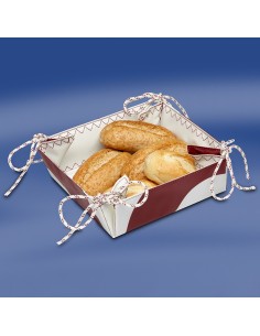 Zeildoek Broodmandje - Bread Basket - Rood - Trend Marine - Zeildoek Tassen - TM1017.3 - € 19,00