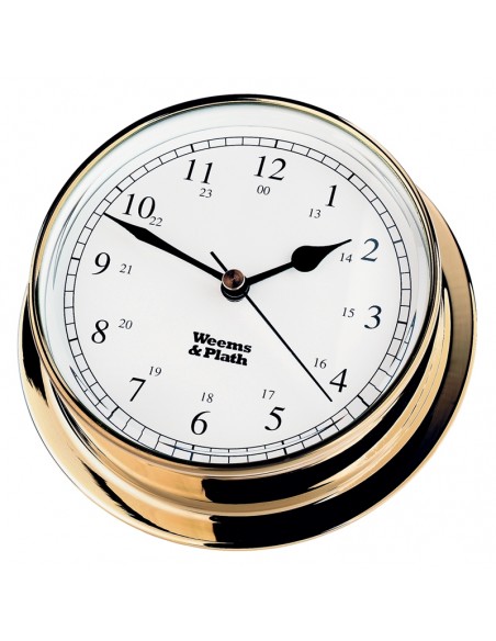 Endurance I 85 - Quartz Klok - Arabisch - Messing - 108 mm - Weems & Plath - Scheepsinstrumenten - BAC3115 - € 149,95