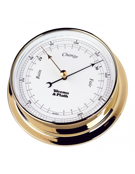 Endurance I 85 - Barometer - Messing - 108 mm - Weems & Plath - Scheepsinstrumenten - BAC3116 - € 169,95