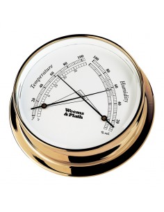 Endurance I 85 - Thermometer / Hygrometer - Messing - 108 mm - Weems & Plath - Scheepsinstrumenten - BAC3117 - € 169,95