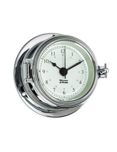 Endurance II 105 - Quartz Klok - Arabisch - Verchroomd - 121 mm - Weems & Plath - Scheepsinstrumenten - BAC3180 - € 179,95