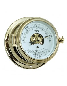 Endurance II 115 - Barometer / Thermometer - Messing - 152 mm - Weems & Plath - Scheepsinstrumenten - BAC3187A - € 239,95
