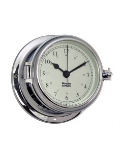 Endurance II 115 - Quartz Klok - Arabisch - Verchroomd - 152 mm - Weems & Plath - Scheepsinstrumenten - BAC3189 - € 214,95
