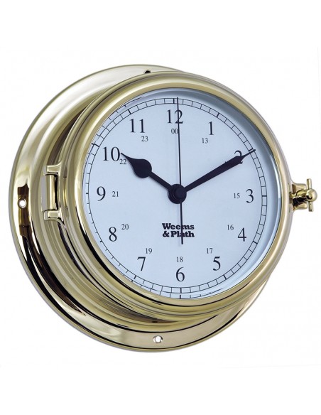 Endurance II 135 - Quartz Klok - Arabisch - Messing - 178 mm - Weems & Plath - Scheepsinstrumenten - BAC3192 - € 259,95