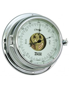 Endurance II 135 - Barometer - Open - Verchroomd - 178 mm - Weems & Plath - Scheepsinstrumenten - BAC3198 - € 299,95