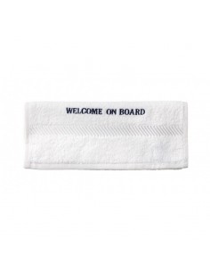 Gastendoekje - Wit - 30 x 50 cm - Welcome On Board - Textiel - 10149804 - € 4,50