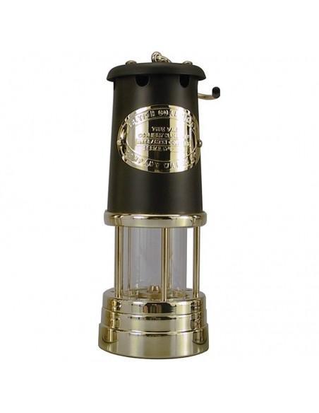 Welsh Miner Olielamp - Messing / Zwart - Groot - Delite - Lampen - 1897S - € 174,00