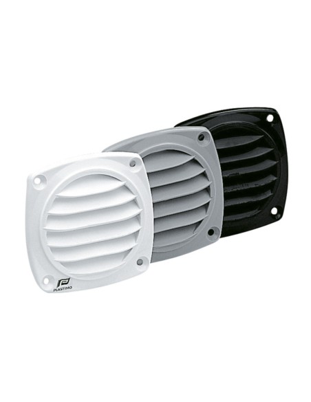 Ventilatierooster 82 x 82 mm zwart - On-Deck - On-Deck - ODA16308 - € 2,90