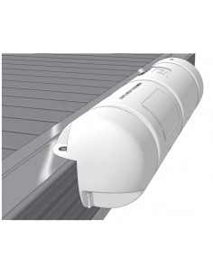 Steigerbumper driekwart rond Ø18 x 40 cm wit - On-Deck - On-Deck - ODA38082 - € 31,25