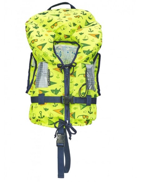 Kinderreddingsvest Typhoon 100N geel motief 10-20 kg - On-Deck - On-Deck - ODA67830 - € 39,49