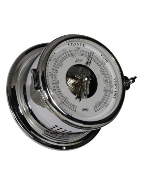 Royal 180 - Barometer - Verchroomd - Schatz 1881 - Scheepsinstrumenten - 483 B - € 376,00