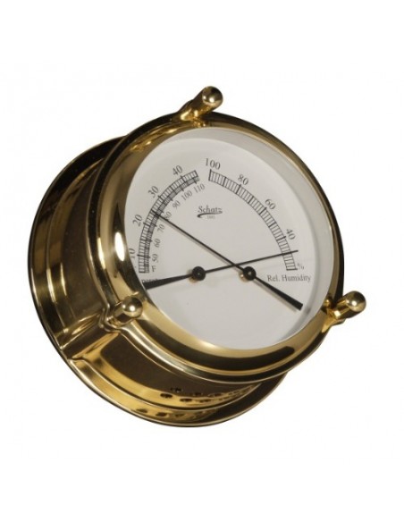 Mini Ocean - Thermometer / Hygrometer - Messing - Schatz 1881 - Scheepsinstrumenten - 401 HT - € 258,00