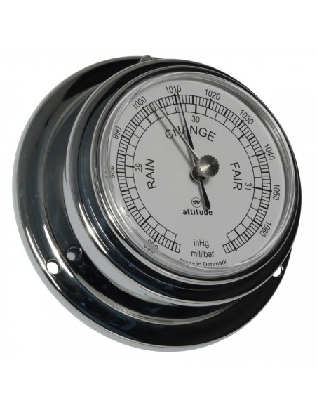 Barometer - Chroom - 95 mm - Engels - Altitude - Scheepsinstrumenten - 843 B UK - € 81,00