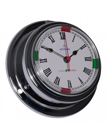 Quartz Klok - Chroom - 95 mm - Radiostilte - Altitude - Scheepsinstrumenten - 843 CZ - € 81,00