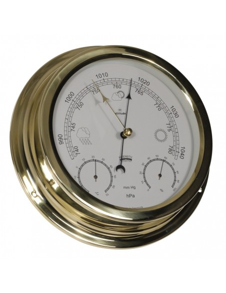 Barometer / Thermometer / Hygrometer - 224 mm - Altitude - Scheepsinstrumenten - 880 BTH - € 149,00