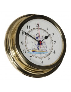 Quartz Klok - Arabisch - Scheepsmotief - 224 mm - Altitude - Scheepsinstrumenten - 880 SHIP C - € 149,00