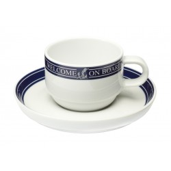 Koffiekopje - 18 cl - Welcome On Board - Scheepsserviesgoed - 10019801 - € 10,80