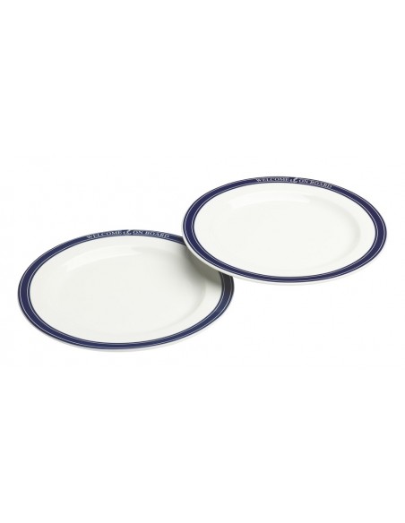 Plat Bord - 24 cm - Welcome On Board - Scheepsserviesgoed - 10019809 - € 15,50